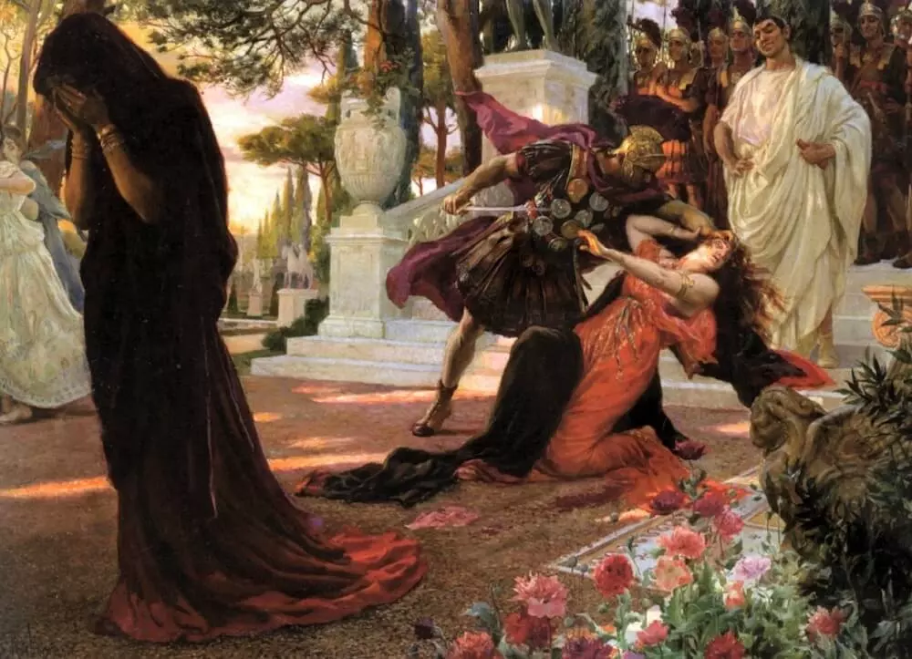 Morte de Messalina por Georges Rochegrosse
