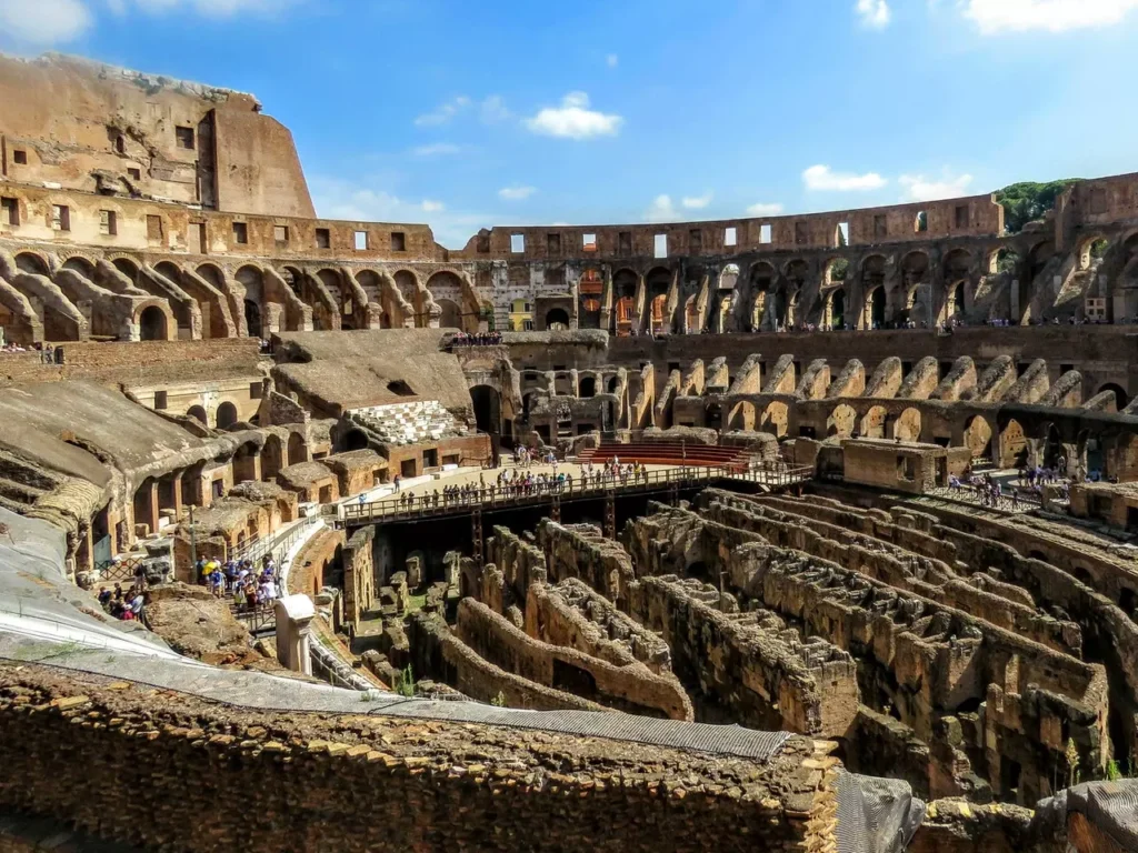 Parte interna do Coliseu