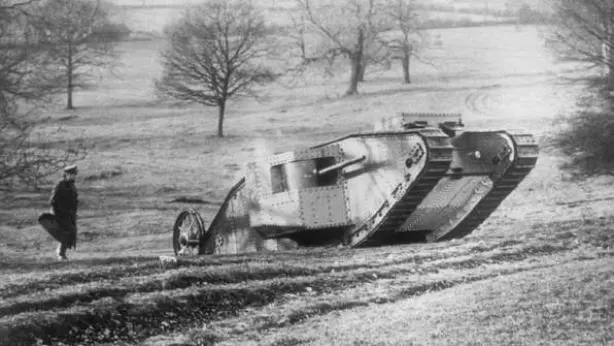 Mark I, o primeiro tanque a entrar em combate