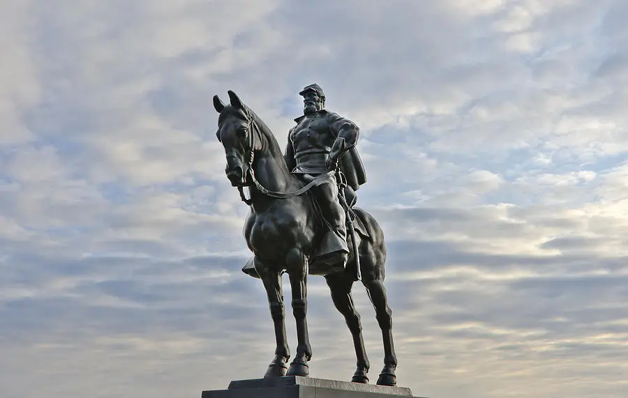Monumento ao general confederado Thomas “Stonewall” Jackson em Manassas