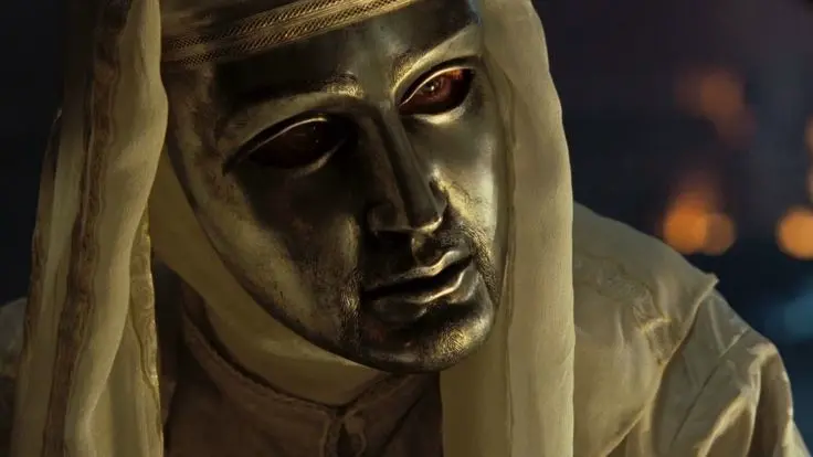 Representação de Baulduíno IV, no filme Cruzadas