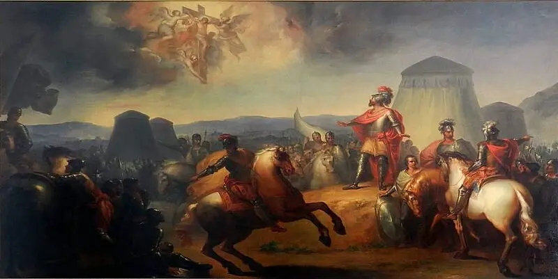 Batalha de Ourique, pintura a óleo de Domingos Sequeira